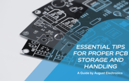 Bare PCBs. Essential Tips for proper PCB storage and handling. A guide by August Electronics.